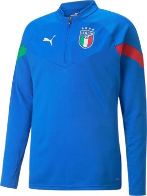 Italië 1/4 Zip Player Trainingspak Senior 2022-2023 - Maat S - Kleur: Blauw | Soccerfanshop