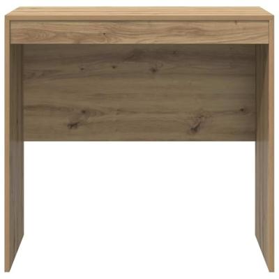 Bureau artisanaal eikenkleurig 80 x 50 x 76 cm Bewerkt hout