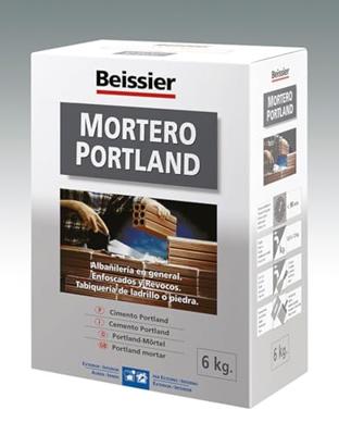 Mortel Beissier Portland 70303-002 Grijs 6 Kg