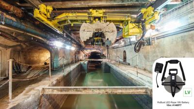 RoBust LED Rope lichtslang 10m - 18V Battery - 800lm/m 6500K IP65