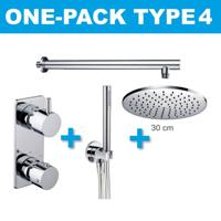 Wiesbaden one-pack inbouwthermostaatset rond type 4 - thumbnail