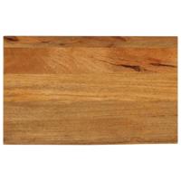 Tafelblad met natuurlijke rand 50x20x3,8 cm massief mangohout - thumbnail