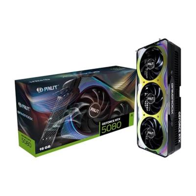 Palit Nvidia RTX 5080 Videokaart GameRock 1 16 GB GDDR7-RAM PCIe x16 HDMI 2.1, DisplayPort 2.1 NVIDIA G-Sync , Overclocked Palit Nvidia RTX 5080 Videokaart GameRock 1 16 GB GDDR7-RAM PCIe x16 HDMI 2.1, DisplayPort 2.1 NVIDIA G-Sync , Overclocked