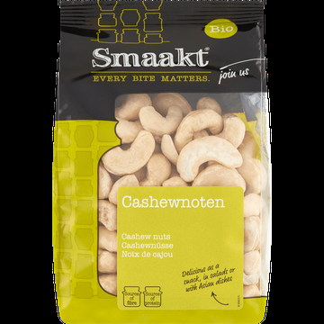 Smaakt Bio Cashewnoten 200 g bij Jumbo
