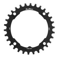 SunRace chainring crmx04 black 32 teeth 104 mm - thumbnail