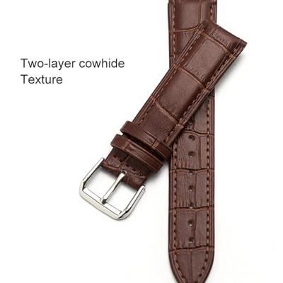 By Qubix - Compatible met Garmin Venu 3s / Vivoactive 4s / Venu 2s / Vivomove 3s / Forerunner 255s - Crocodile leren bandje - Rood - Compatible Garmin bandje