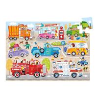 Banana Panda - moto jumbo puzzel auto&apos;s - 40st. - thumbnail