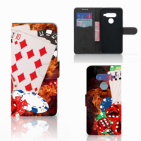 LG V40 Thinq Wallet Case met Pasjes Casino - thumbnail