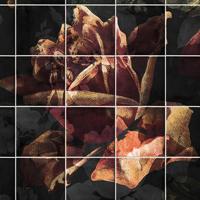 Noordwand Komar Ink Fotobehang Tiles Flowers - INX8-080 - thumbnail