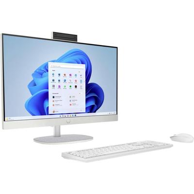 HP All-in-One pc, 23,8 inch FHD-display, Intel Core i5-1335U, 8 GB DDR4 RAM, 512 GB SSD, Intel Iris Xe grafische kaart, Windows 11 Home, wit