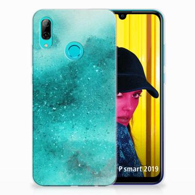 Smartphone hoesje Huawei P Smart 2019 Painting Blue Smartphone hoesje Huawei P Smart 2019 Painting Blue