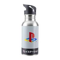 Playstation - Metal Water Bottle with Straw - thumbnail