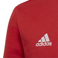 adidas Entrada 22 Crew Sweater Kids Rood Wit - thumbnail