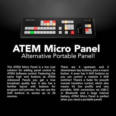 Blackmagic ATEM Micro Panel