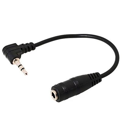 Delock 65397 Kabel Audio Stereo 2,5 mm male haaks > 3,5 mm female 3-pins 14cm