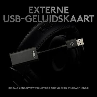 Logitech-G Pro X Bedraad Zwart Logitech-G Pro X Bedraad Zwart