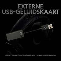 Logitech-G Pro X Bedraad Zwart - thumbnail