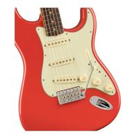 Fender American Vintage II 1961 Stratocaster RW Fiesta Red elektrische gitaar met koffer - thumbnail