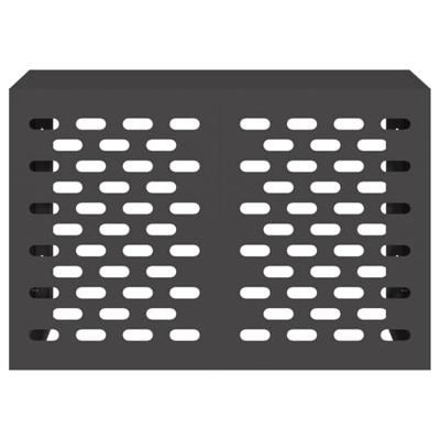 Airconditioner hoes Zwart 90 x 40 x 60 cm Staal