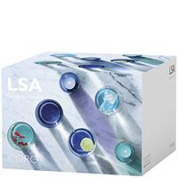 L.S.A. Coro Tumbler Glas 560 ml Set van 4 Stuks Assorti - thumbnail
