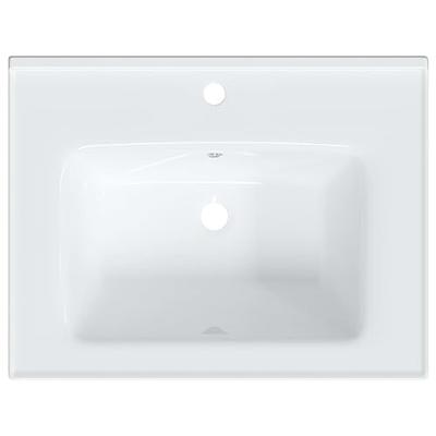 VidaXL Wastafel rechthoekig 61x48x19,5 cm keramiek wit