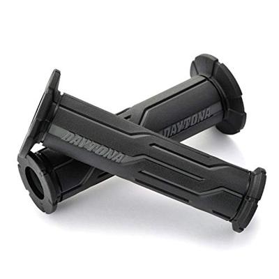 DAYTONA handvat "d-line" rubber grip d-lin sw/gr 125 open