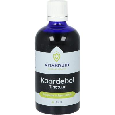 Vitakruid Kaardebol wortel tinctuur extractie volgens HAB 100