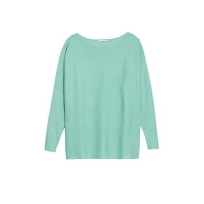 Catwalk Junkie fijngebreide trui Batsleeve lichtgroen