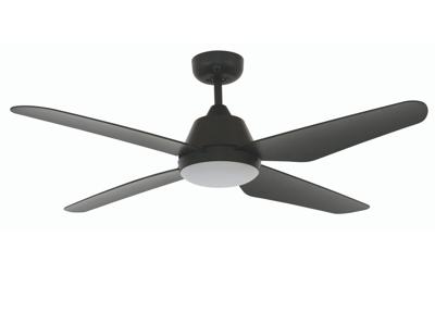 Lucci AIR Aria Plafondventilator 68 W (Ø x h) 122 cm x 33 cm Zwart Met afstandsbediening
