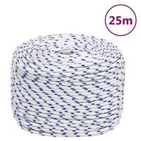 VidaXL Boot touw 6 mm 25 m polypropyleen wit - thumbnail