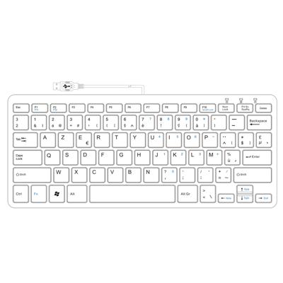 R-Go Tools Compact Toetsenbord AZERTY Wit R-Go Tools Compact Toetsenbord AZERTY Wit