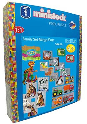 Ministeck familieset mega fun - xxl box, 4000st. Ministeck familieset mega fun - xxl box, 4000st.
