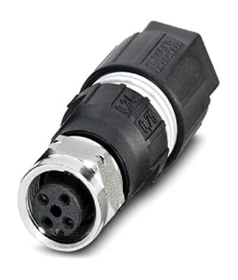 Phoenix Contact 1440782 Sensor/actuator connector, niet geassembleerd M12 Aantal polen (sensoren): 4 Bus, recht 1 stuk(s) Phoenix Contact 1440782 Sensor/actuator connector, niet geassembleerd M12 Aantal polen (sensoren): 4 Bus, recht 1 stuk(s)
