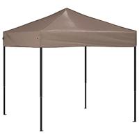 VidaXL Partytent inklapbaar 2x2 m taupe - thumbnail