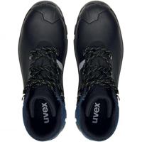 uvex 2 construction 6512242 Hoge veiligheidsschoenen S3 Schoenmaat (EU): 42 Zwart, Blauw 1 paar - thumbnail