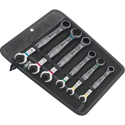 Wera 05020022001 Joker Steek-ringratelsleutelset 6-delig Sleutelbreedte (metrisch) 8 - 32 mm