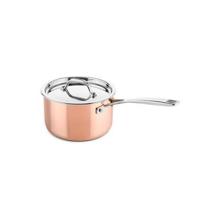 DUCQ Steelpan met deksel - inductie - koper - ø 16 cm / 1,5 liter - thumbnail