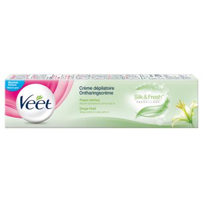Veet Ontharingscrème Silk & Fresh Droge Huid - 200ml