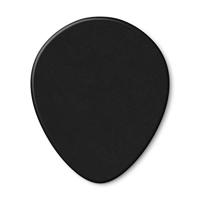 Dunlop 485P03HV Celluloid Teardrop Black Pick Heavy plectrumset (12 stuks) - thumbnail