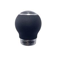 Simoni Racing Pookknop Rev - Zwart Leder + 3 Schakelpatronen SRREV - thumbnail