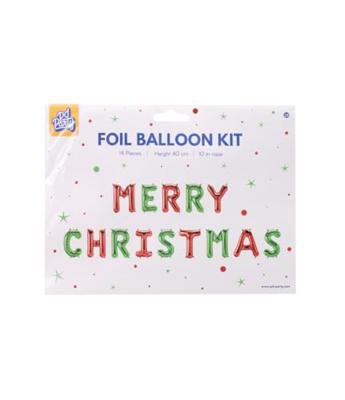 Set Folie Ballonnen - Merry Christmas Letters - thumbnail