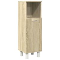 3-delige Badkamermeubelset bewerkt hout sonoma eikenkleurig - thumbnail