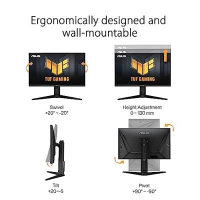 Asus TUF Gaming VG27AQL3A Gaming monitor Energielabel F (A - G) 68.6 cm (27 inch) 2560 x 1440 Pixel 16:9 1 ms DisplayPort, HDMI, Hoofdtelefoon (3.5 mm