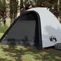 VidaXL Koepeltent 4-persoons waterdicht verduisterend stof wit - thumbnail
