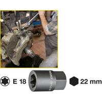 HAZET Remzadel dopsleutel 2871-E18 · 22 mm buitenzeskant · Buiten-TORX®-profiel · SW E18 - thumbnail