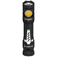 ArmyTek Partner C2 Magnet USB White Zaklamp werkt op een accu LED Met riemclip, Met holster 1100 lm 118 g - thumbnail