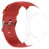 Smart Watch silicone polsband horlogeband voor Garmin approach S3 (rood) - thumbnail