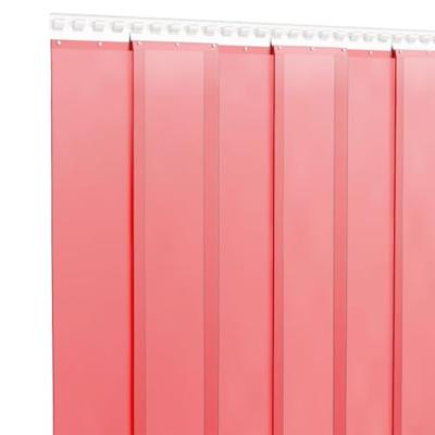 VidaXL Deurgordijn 300x2,6 mm 10 m pvc rood
