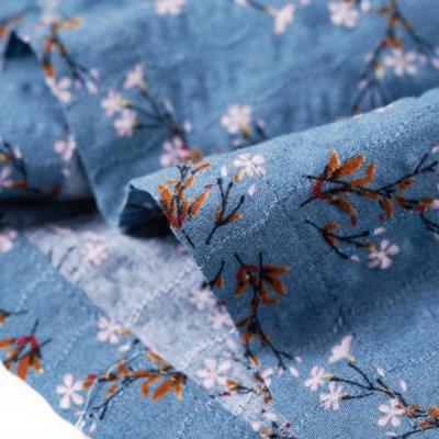 Kinderjurk met lange mouwen 104 petrolkleurig