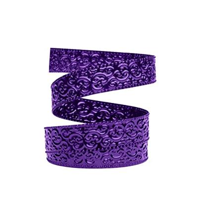 Vaessen Creative • aluminiumdraad triangle embossed 2.8mmx5m lilac